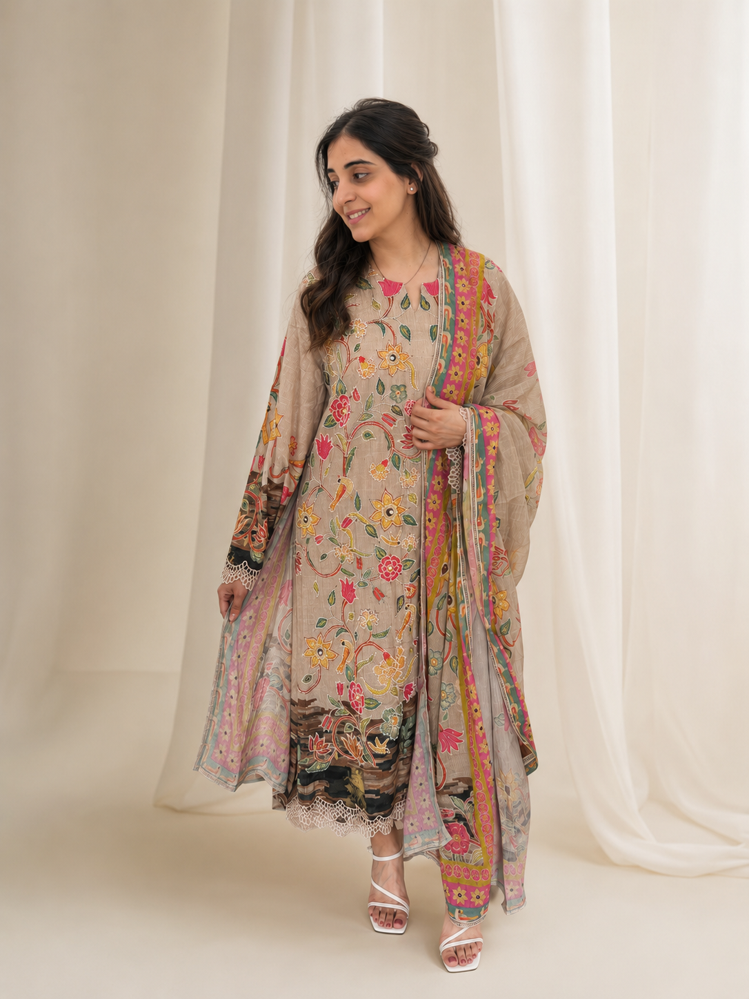 Gulistan Embroidered Suit Set