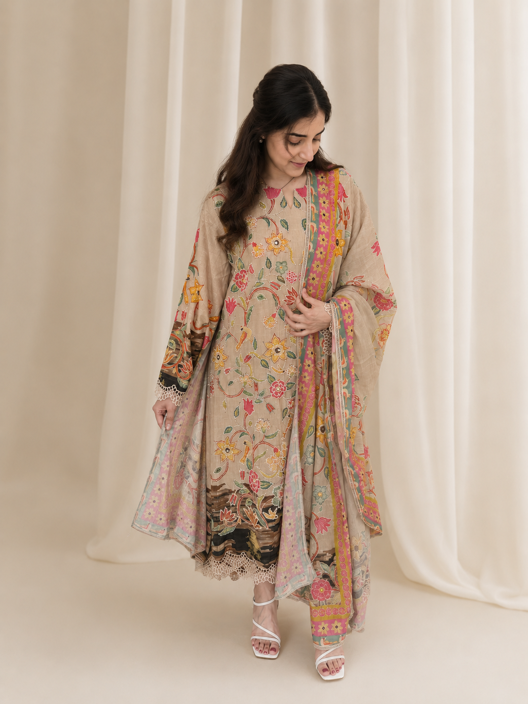 Gulistan Embroidered Suit Set