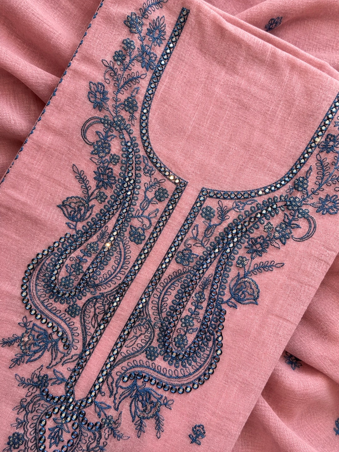 Paisley Mirror Linen Cotton Three Piece Suit