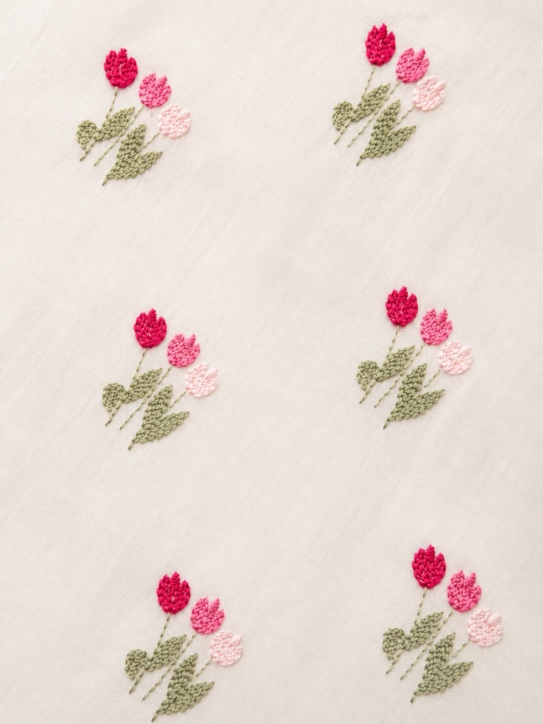 Spring Bloom Mul Cotton Three Piece Suit