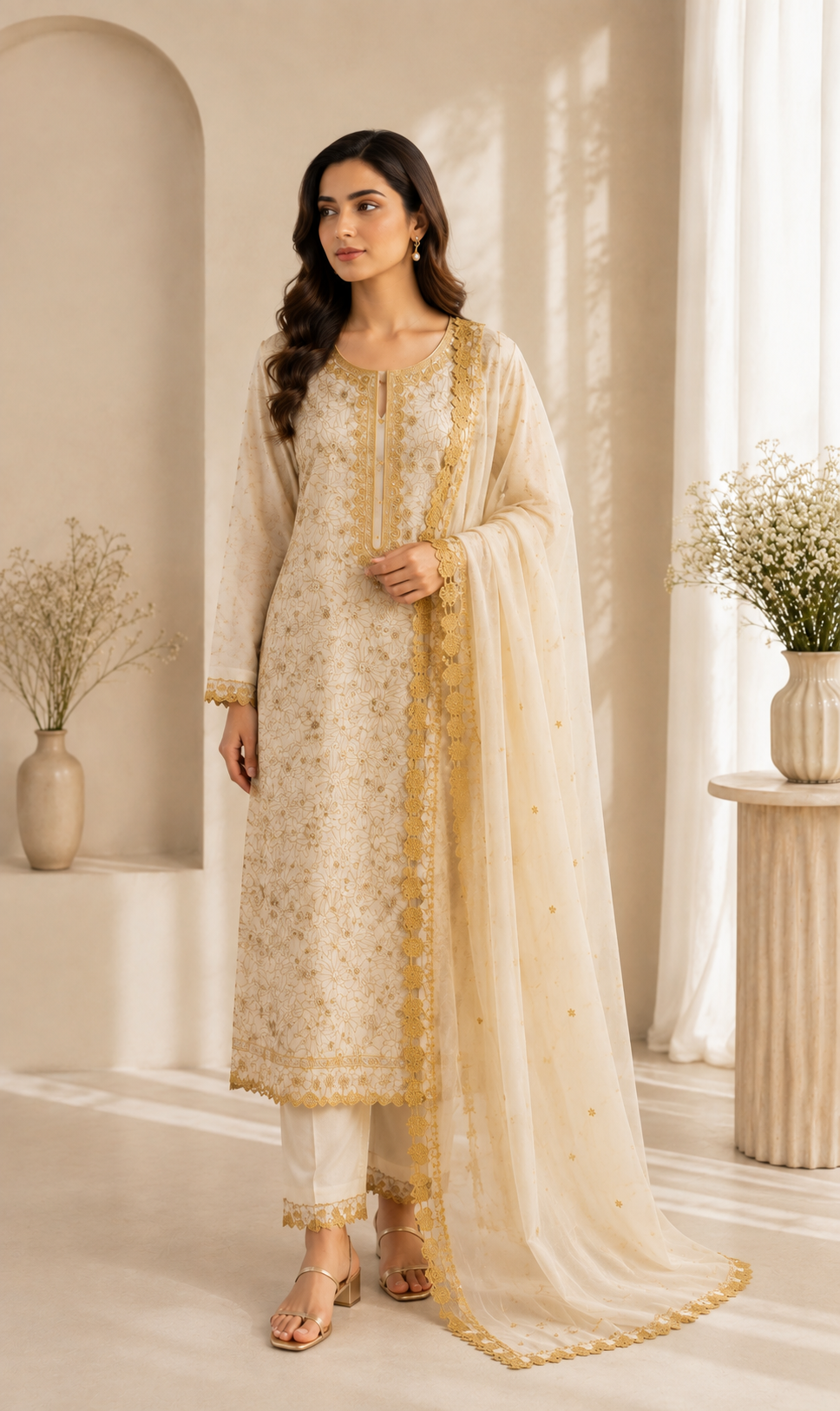 Inaaya Mul cotton suit