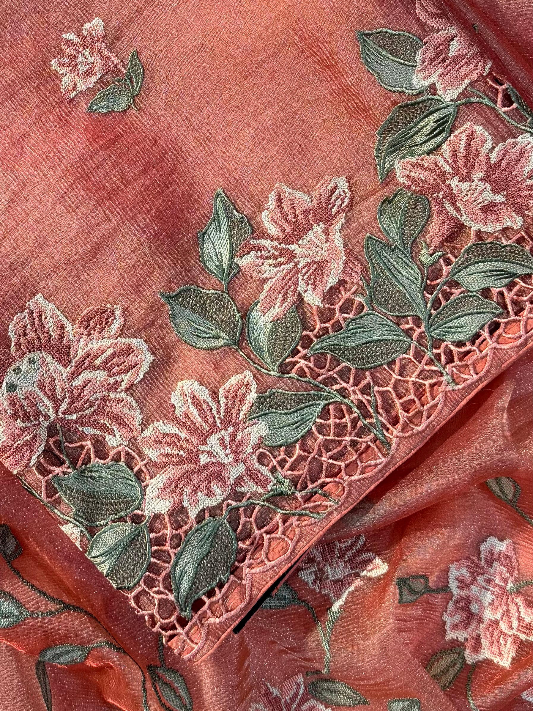 Paisley Mirror Linen Cotton Three Piece Suit